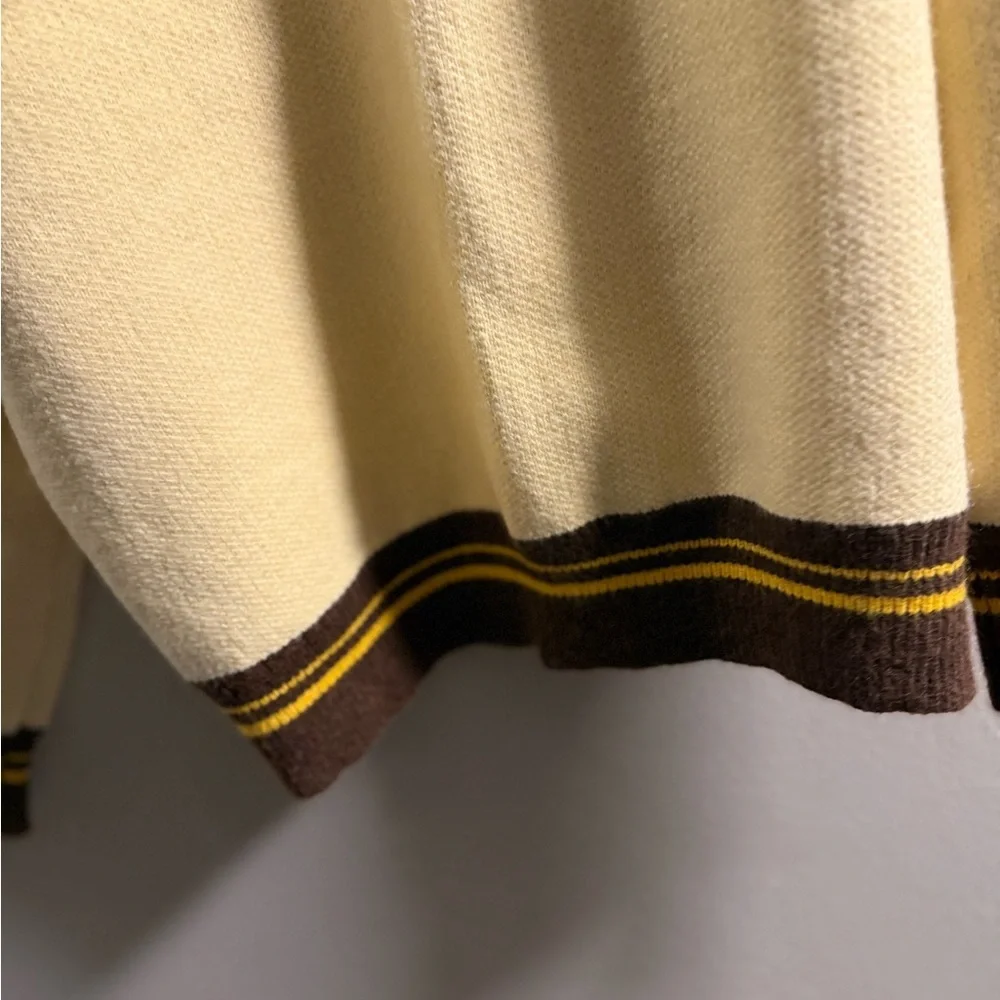 Aelfric Eden Cream and Brown Crewneck Sweater with Minimalist Design Van Gogh - Picture 5 of 6
